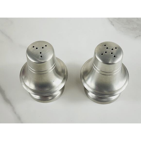 Conn House Pewter Salt & Pepper Shaker w/ Yellow Stopper 2 3/4" Dinnerware - Picture 14 of 14